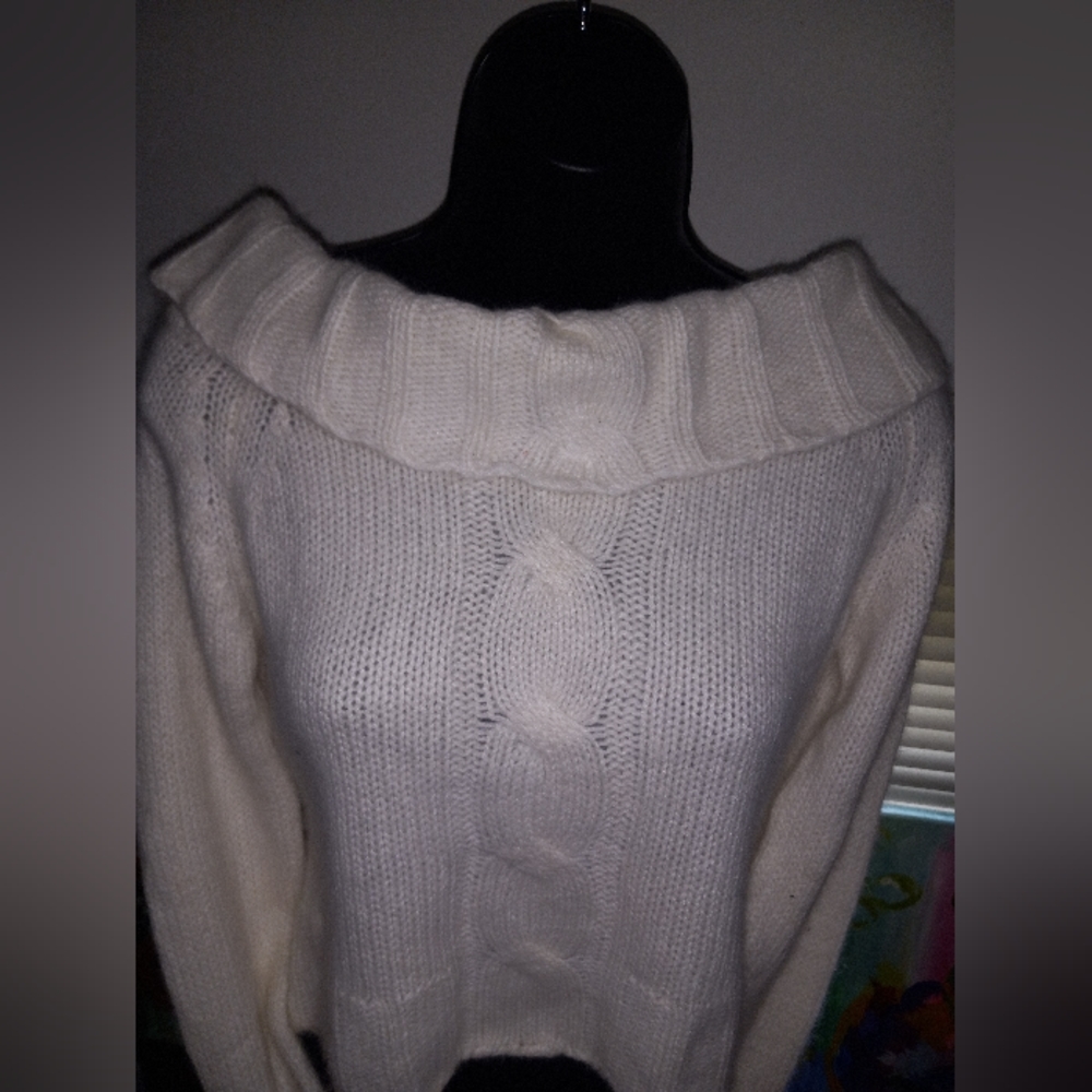 Cream Long Sleeve Sweater